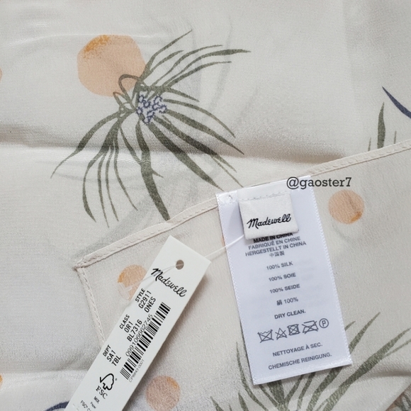 Madewell Silk Bandana - Picture 6 of 7
